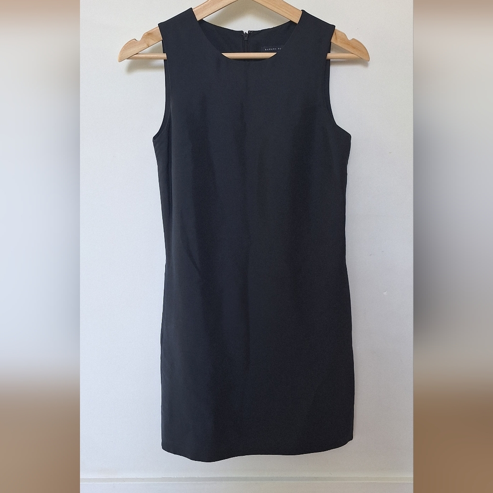 Banana Republic Silk Black Mini Dress